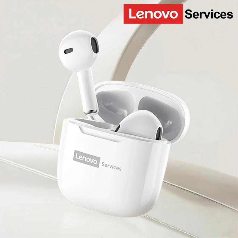 Оригинальные беспроводные наушники Lenovo LE201 Bluetooth 6.0 Вкладыши ENC Шумоподавление при звонках Сверхнизкая задержка Объемный звук