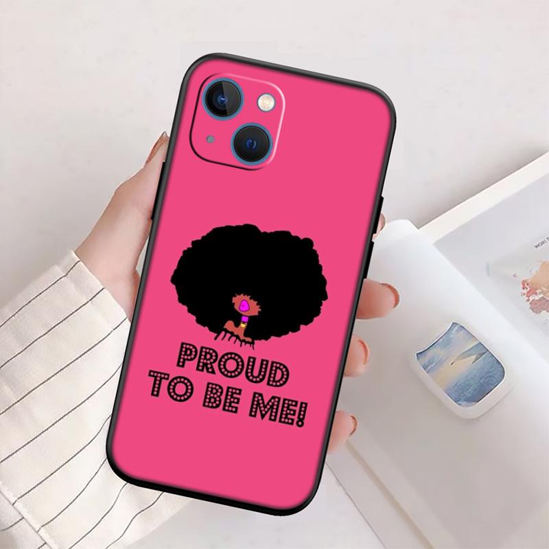 BH34 Melanin Black People Afro Girls New High-End Shell Phone Case for Redmi Note 13 14 Pro+ Plus A3 A3X 13X 13C 13R 14S 14C 14R