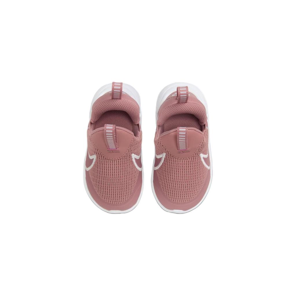 Nike Flex Plus 2 TD Non-Slip Anti-Kick Low Top Walking Shoes Baby Shoes Red Black White DV8998-600