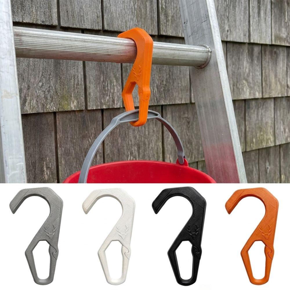 Heavy Duty Ladder Paint Bucket Hook Painting Secure Clip Tool Outdoor Garden Renovation