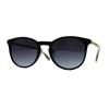 Non-Deformable Acetate Irregular Sunglasses Women's Black