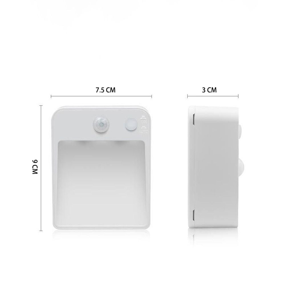 Battery Powered LED Night Light Automatic Light Sensor Light Bedside Lamp Baby Kids Bedside