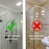 Shower Door Hooks Behind Door Towel Rack Towel and Coats Hanger Nonstick and Non-punching Over the Door Bathroom Accessories