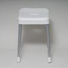 Pearl Metal Style Pure Bath Stool, 40cm, White, H-4338