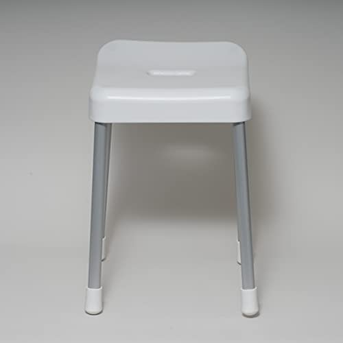 Pearl Metal Style Pure Bath Stool, 40cm, White, H-4338