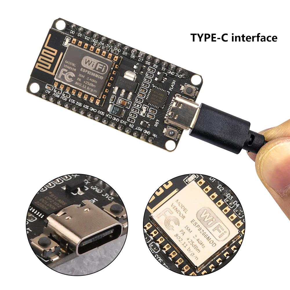 ESP8266 Serial WiFi Module FT232 NodeMCU Lua V3 Development Board TYPE-C Interface Wireless Module