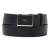 DAKS Ремень мужской из натуральной кожи, с черной пряжкой, сделано в Японии, DB28412, застежка, [01]