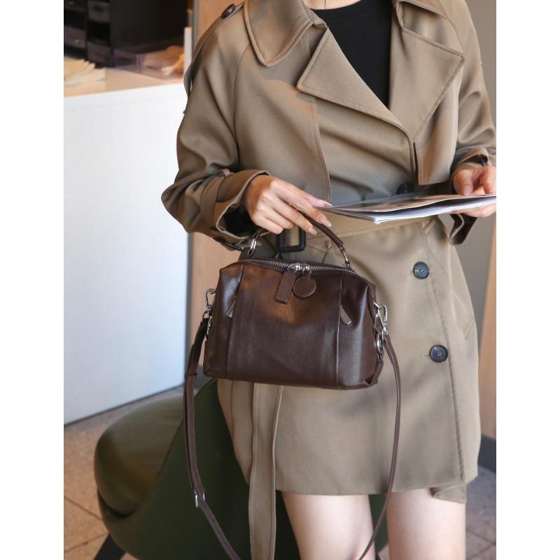 Европейская и американская сумка Niche, новая сумка через плечо из коровьей кожи первого слоя, универсальная сумка через плечо в стиле ретро для поездок на работу