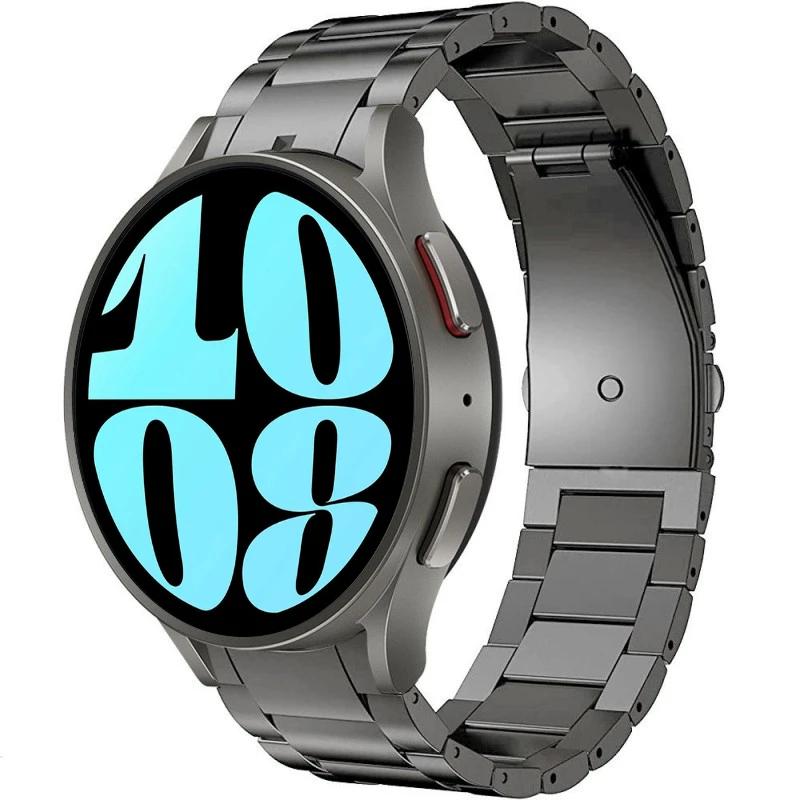 Металлический титановый ремешок без зазора для Samsung Galaxy Watch 6 4 Classic 47мм 46мм 43мм 45мм Легкий браслет Часы 7/6/5/4 44мм 40мм Ремешок