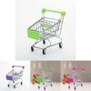 Delightful Mini Metal Shopping Trolley And Multi-functional Basket Toy For Engaging Kids Role Play