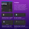 N4 Альтернатива Stream Deck Plus с сенсорным экраном, 10 программируемых клавиш, функция USB-хаба, Поддерживается