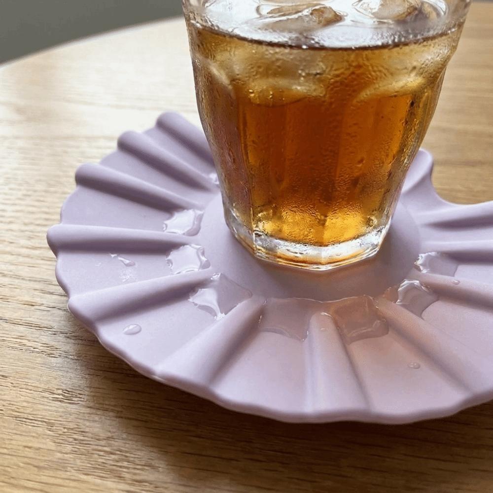Drop-proof Coffee Cup Mat Non-slip Table Mat Table Pad Placemat Office
