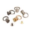20Pcs with Pull Ring Stud Round Head Nail DIY Metal Buckles New Screwback Screw
