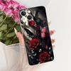 Transparent For iPhone 13 Case Cover Cute Cat Fashion Butterfly Funny Painted Casing A2633 A2482 A2631 A2634 A2635