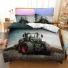 Tractor Bedding Set 3D Printing Farm Tool Cart Home Decoration Pillowcase Quilt Cover Cute Gift To Family and Friends