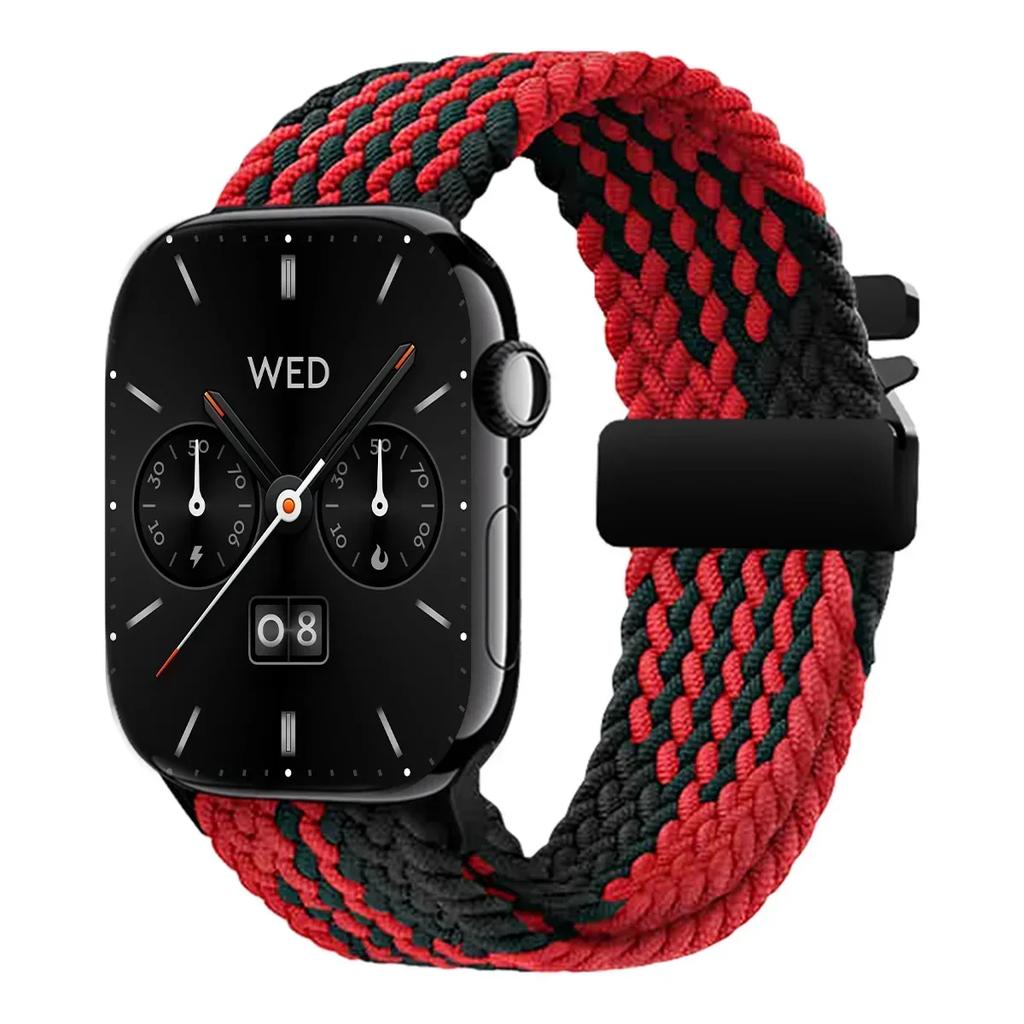 Braided Solo Loop Strap For Apple Watch Band 44mm 45mm 46mm 40mm 41mm 42mm 49mm Bracelet iWatch Series Ultra 2 10 9 SE 8 7 6 5 4