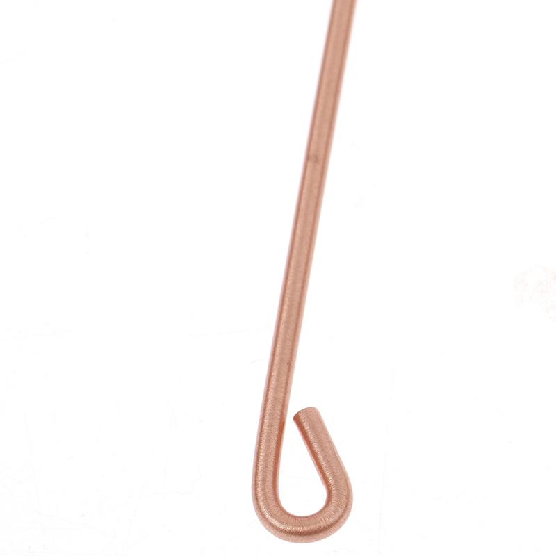 Чистый медный скребок для языка, толстый аюрведический гигиенический уход за полостью рта