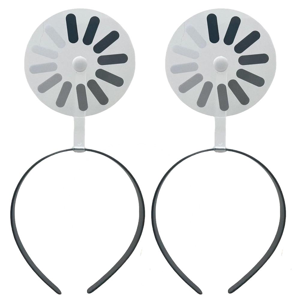 Креативный набор повязок/заколок для волос для женщин и девушек, вращающиеся забавные повязки для волос с надписью "Загрузка мозга", заколка для волос, реквизит для вечеринок, аксессуар