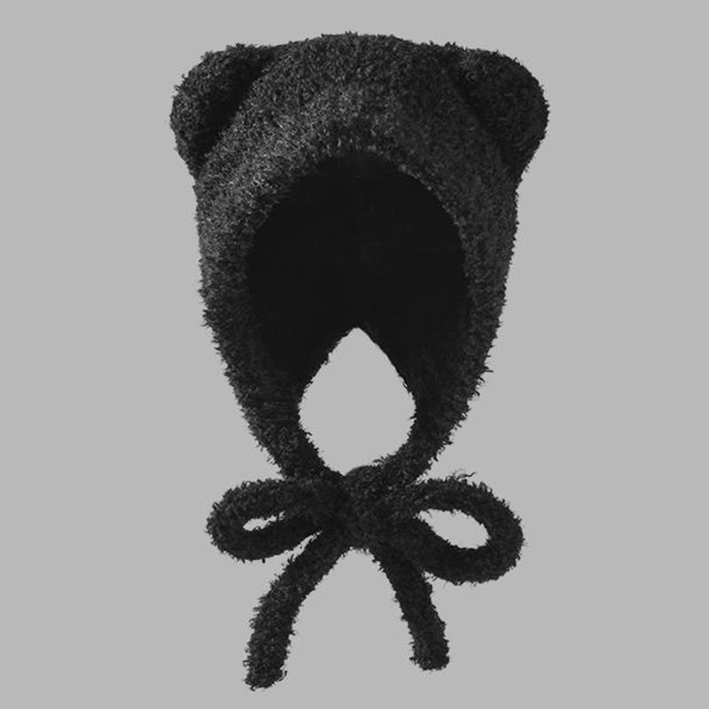 1 шт. корейская шапка вязаная шапка шерстяная шапка плюшевая шапка теплая защита ушей головная шапка