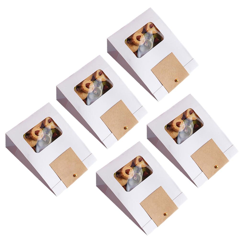 Упаковка из 50 прозрачных пакетов с окошком Практичный пакет для упаковки продуктов Удобный пакет для упаковки печенья и десертов Праздничный атрибут для вечеринки