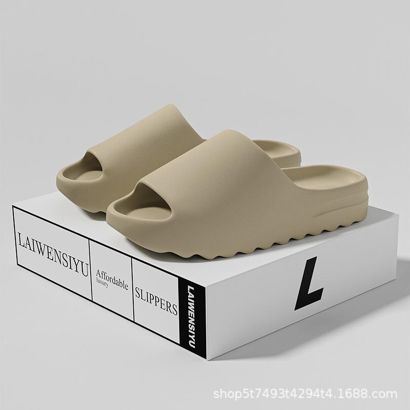 Детские тапочки из кокоса, большие тапочки с дезодорантом Yezy, нескользящие парные тапочки, для дома и отдыха, в стиле Канье Уэста.