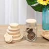 Various Sizes Reusable Wooden Kitchen Organization Bottle Sealing Caps Canning Storage Mason Jar Lid Wide Mouth Cover Wood Lids