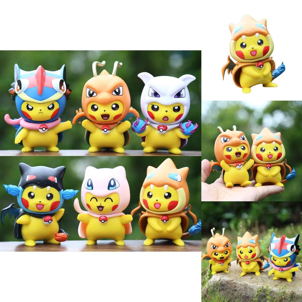 Pokmon Pvc Pikachu Figure Cake Topper Blind Box Gift For Collectors Special Characters Included