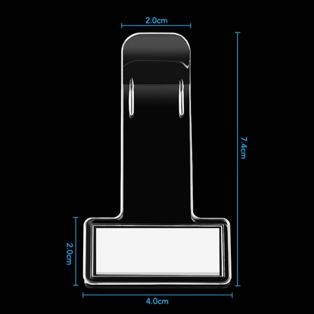 С клейкой лентой Держатель для парковочного талона Держатель для счетов Держатель для разрешений Прозрачные зажимы для карточек
