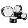 Kids Drum Set 5-Piece 16 in Beginner Children Drum Set with Throne Black