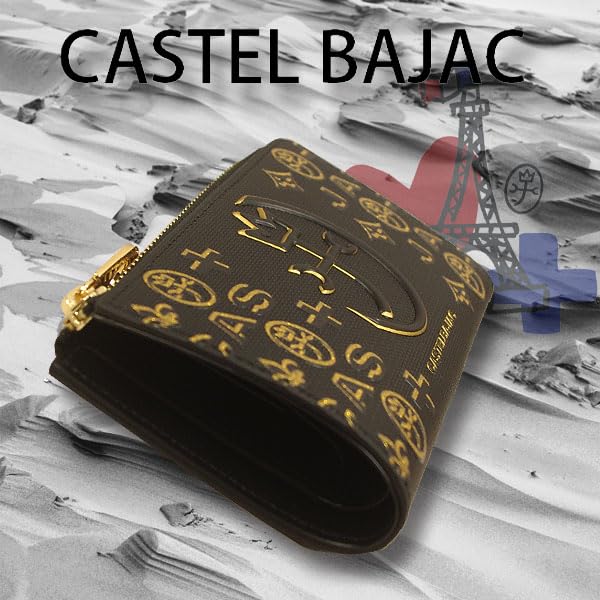 CASTELBAJAC Кошелек на молнии L-образной формы, среднего размера, серия Cite, черный, 089652