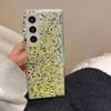 Совместимо с чехлом Samsung Z Flip8, с блестками и эпоксидной смолой, в стиле флип для Flip7, со складным экраном, женская версия.