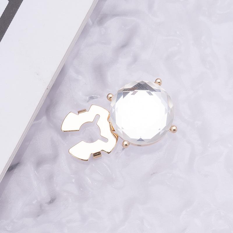 Декоративные запонки и пуговицы для воротника с цветными стразами