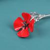 1Pcs Retro Creative Poppy Flower Brooch Suit Clothes Shirt Collar Pin Brooch