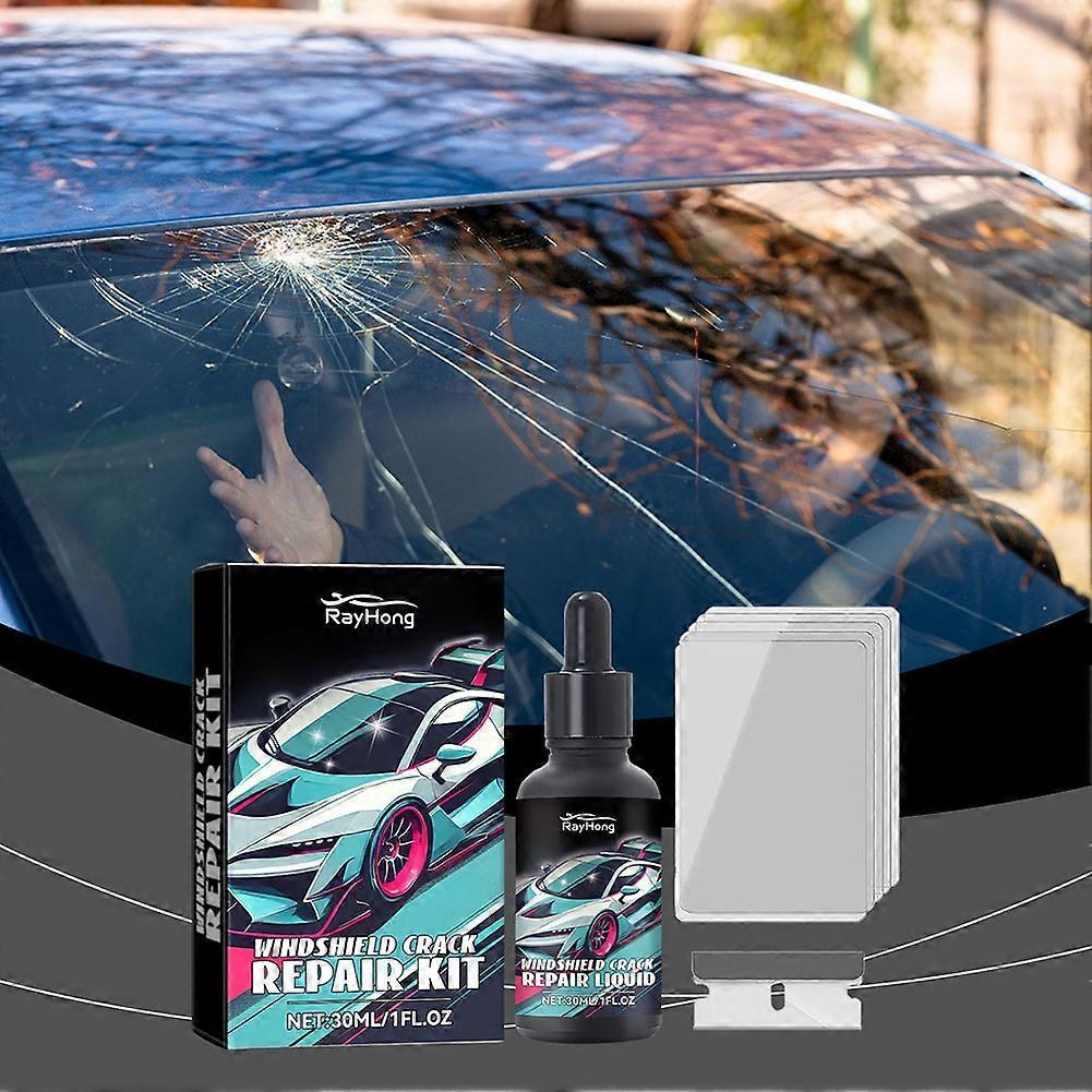 Upgrade Windshield Cracks Repair Kit, Instant Fix Chips & Cracks, Cars Glass Repair Kit for Car Care