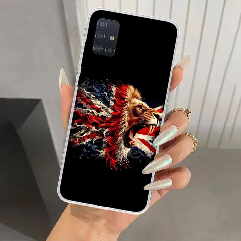 Чехол для телефона Union Jack Флаг Англии Великобритании для Samsung Galaxy A52 A32 A22 A12 A02S A50S A30S A10S Note 20 Ultra 10 Plus S10 A31 A20 A
