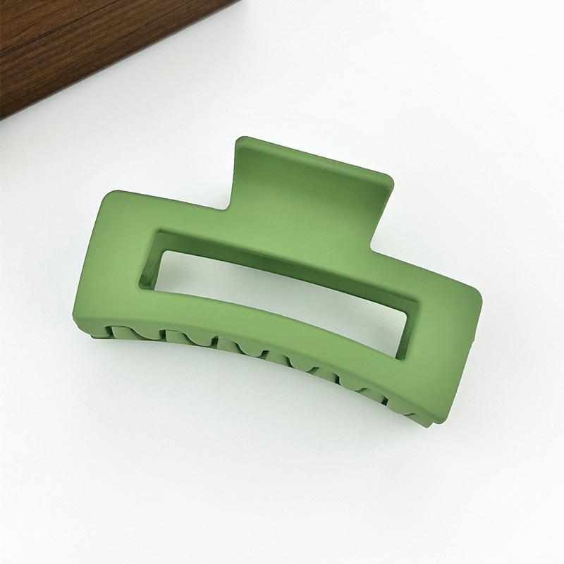 Корейская заколка для волос женская «Акула» высокого класса с матовым покрытием - Однотонная, Большого размера