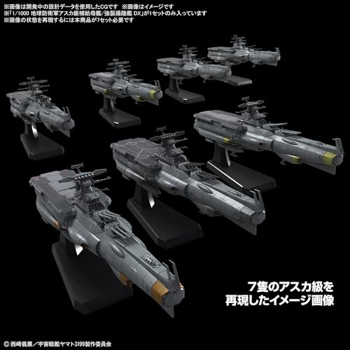 Модель класса «Аска» BANDAI Yamato REBEL3199, 1/1000