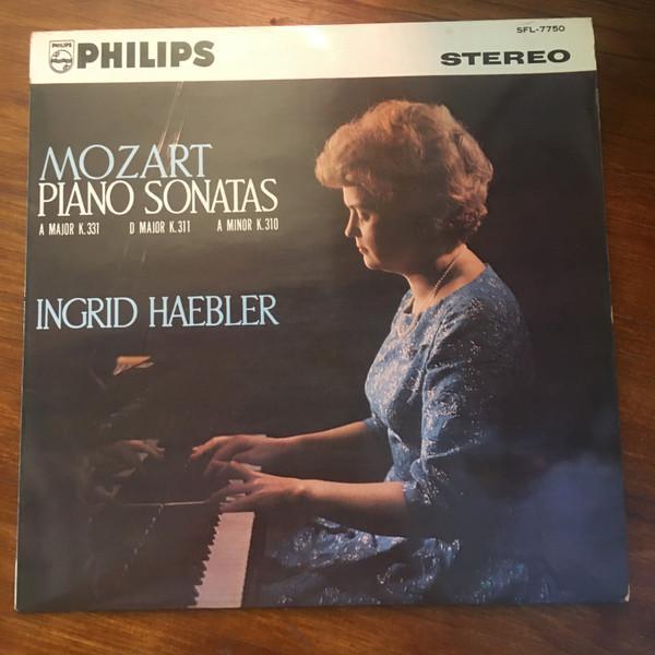 LP Record INGRID HAEBLER - Mozart Piano Sonatas: A Major K.331 SFL7750 PHILIPS Japan Classical Used