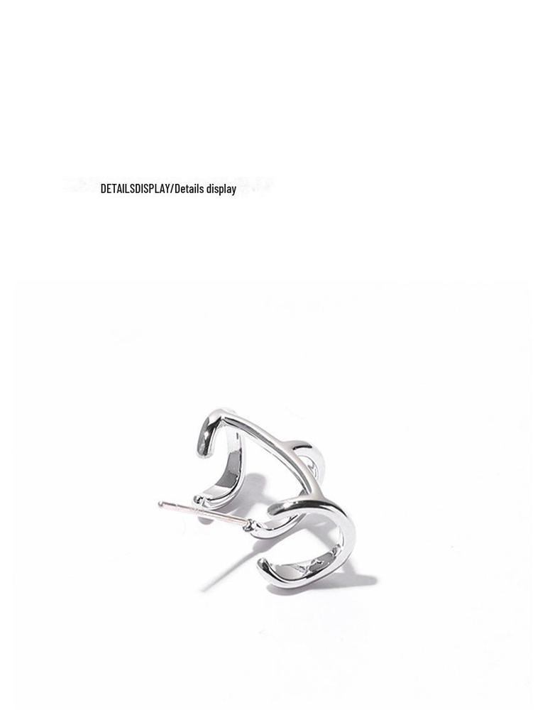 Двухцветные многослойные серьги Nohara Aoi Retro: Простой, универсальный и стильный.