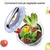 5L Vegetable Dehydrator Convenient Salad Spinner Drain Basket Large Capacity Fruit Washer for Home Kitchen
