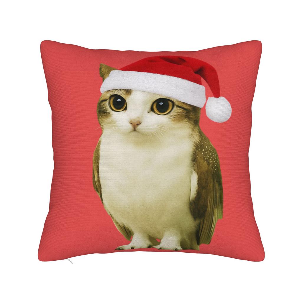 Pillow Cover Internet Famous Meowl Cat Owl Meme  Morden Pillow Case For Sofa Home Decoration Pillowcases