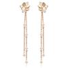 ELLE Jewelry 14K GF Flower Drop Earrings ELGPEE257