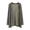 Fashionable Sun Protection Clothing Knitted Cardigan Women's Long Sleeved Jacket Loose and Versatile Plus Size for Spring and Autumn Fashion Show