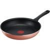 [Online Exclusive] T-fal Honey Gold Frying Pan, 26cm, for Gas Stoves Only, Free of Harmful Substances Like PFOA, Long-Lasting Non-Stick, B58605