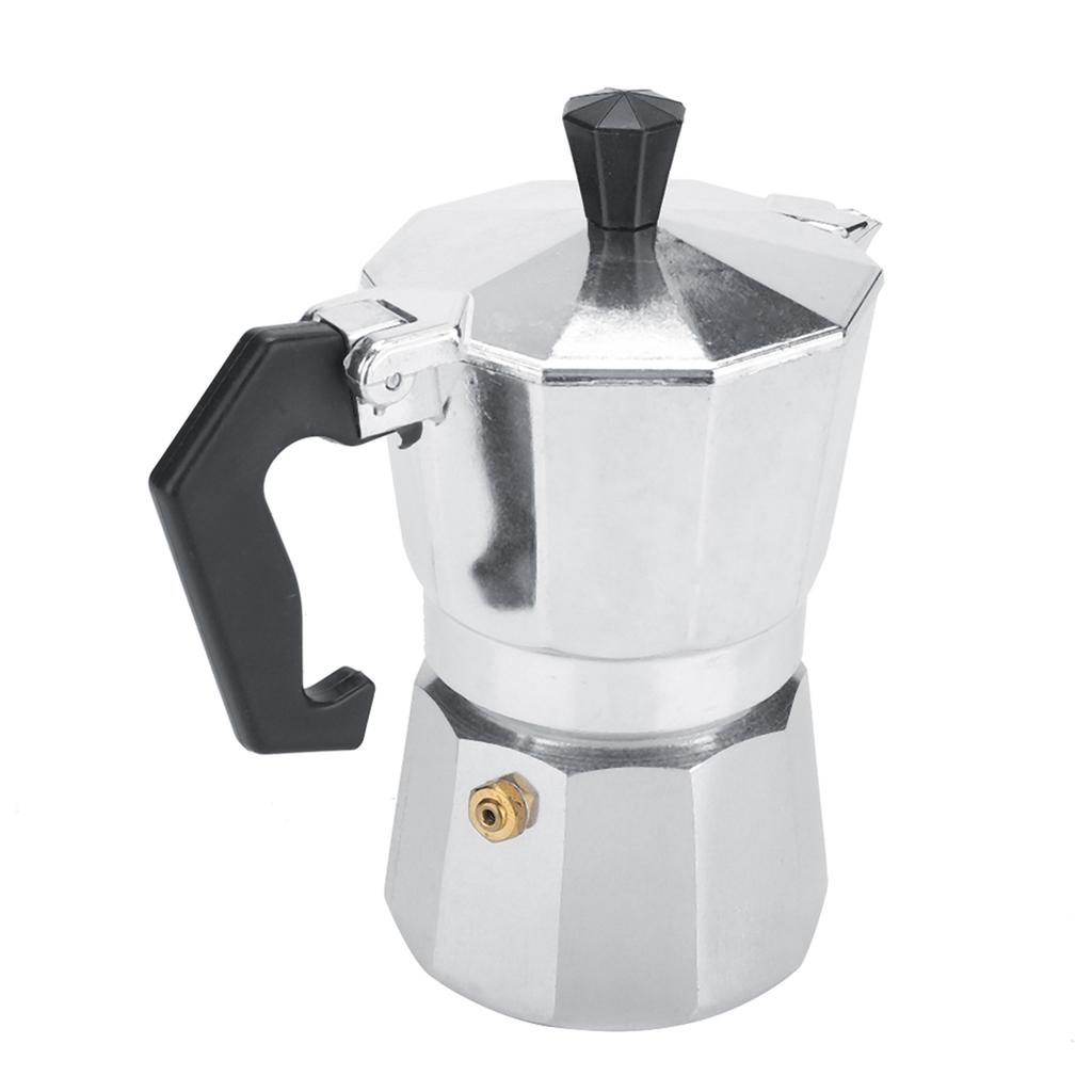 Aluminum Italian Type Moka Pot Espresso Coffee Maker Stove Home Office Use