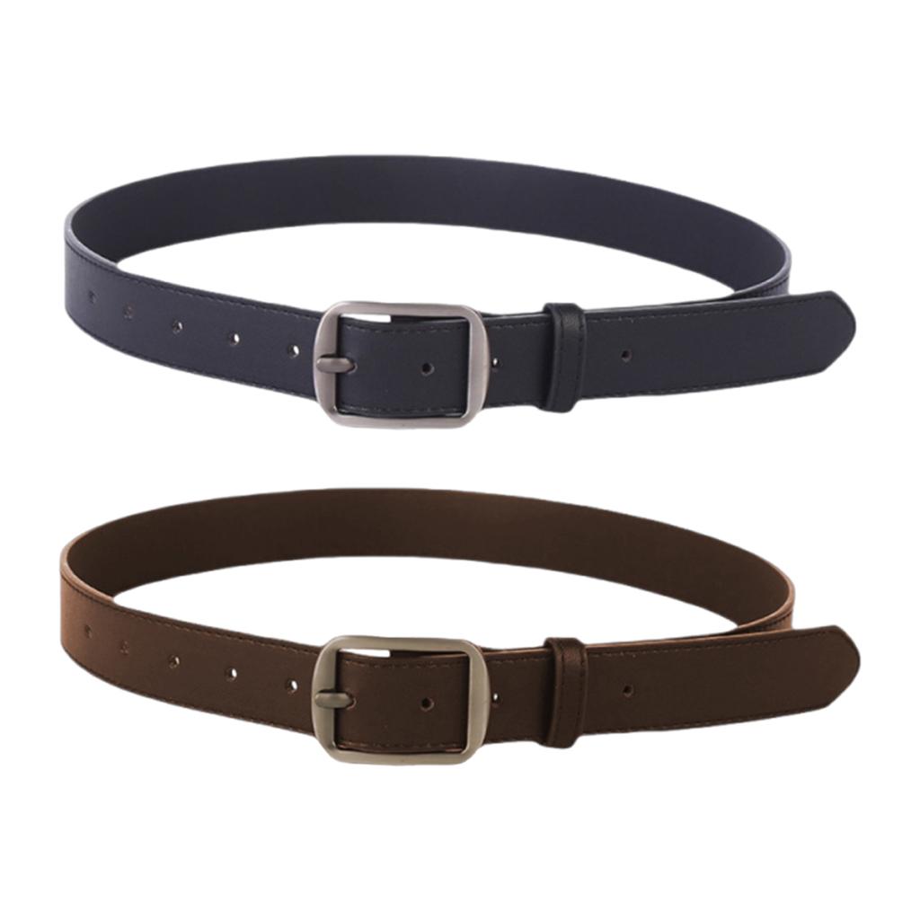 Ремень Yousheng Unisex Retro с несколькими отверстиями, регулируемый дизайн, джинсовый ремень в стиле вестерн, ремень из искусственной кожи