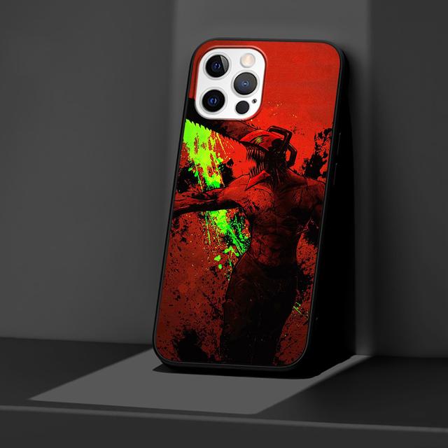 Чехол «Человек с бензопилой в японском стиле» для Apple Iphone 14 11 13 Mini 12 Pro Max Xr 7 8 + Se 2020 Xs 6 6s Plus 5 5S, силиконовый чехол для телефона