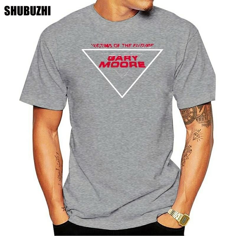 Гэри Мур Жертвы Будущего Музыкальные Люди Черная Футболка S M L XL 2XL 3XL хлопковая футболка мужская летняя модная футболка европейский размер