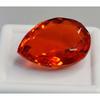 15-17 Ct Natural Mexican Fire Opal Pear Cut Stunning Certified Loose Gemstone