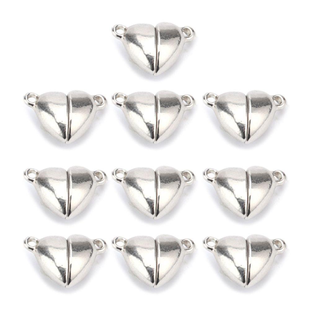 Buckle Korean Style Components Couple Jewelry Making Heart Magnet Charm DIY Jewelry Accessories